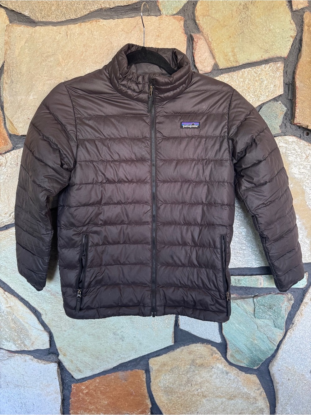 Patagonia Kids Black Quilted Insulated Puffer Jacket